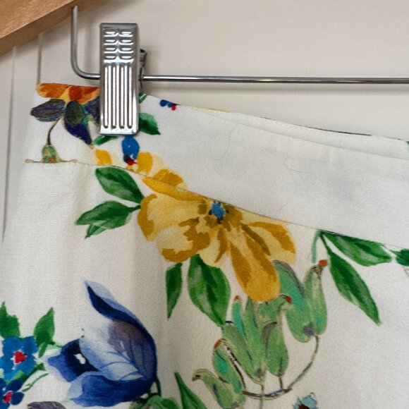 Sézane x Momoni Louella Lemon Floral Midi Skirt | Size 40 - Picture 6 of 6